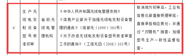 型号核准SRRC初审已取消，注意只是初审!